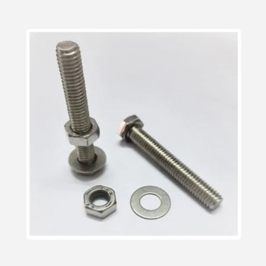 Picture of SS 2.5" BOLT NUT WITH WASHEL